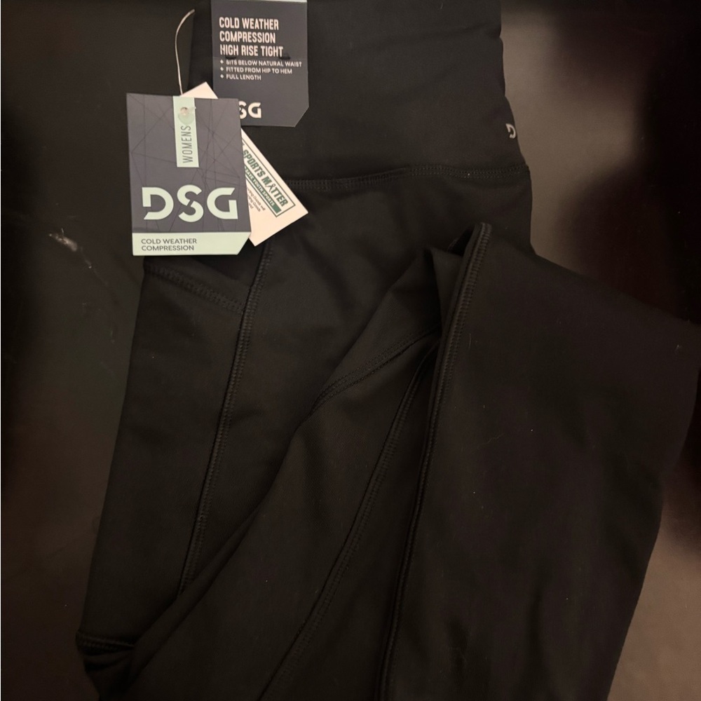 DSG Women's Black Compression High Rise Tights